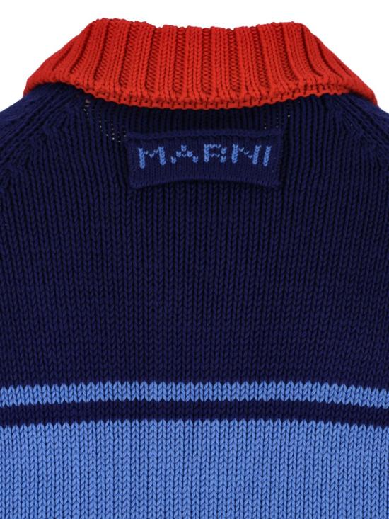 26FW 마르니 집업 니트 CDMG0193Q0 UFC85100B60 Blue - MARNI