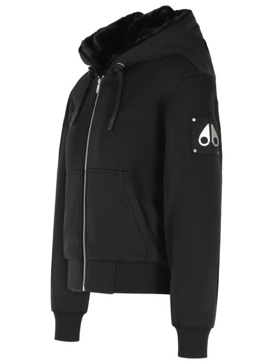  무스너클 후드 티셔츠 M36LS636 313 Black - MOOSE KNUCKLES