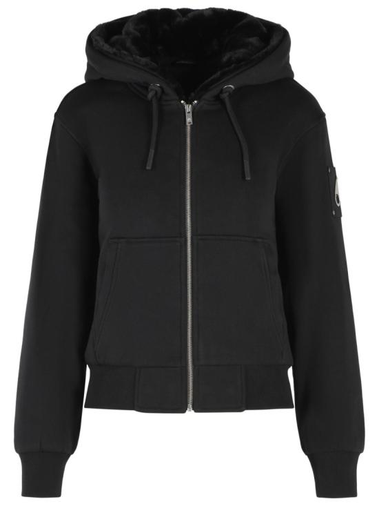  무스너클 후드 티셔츠 M36LS636 313 Black