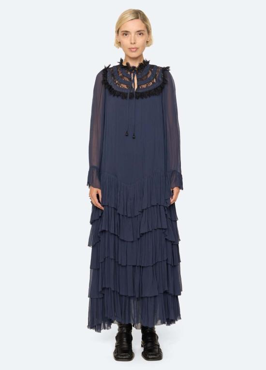  씨뉴욕 롱 원피스 AW26 028 BLUE - SEA NY