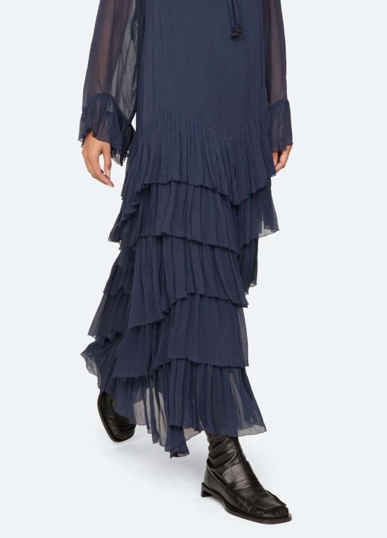  씨뉴욕 롱 원피스 AW26 028 BLUE - SEA NY