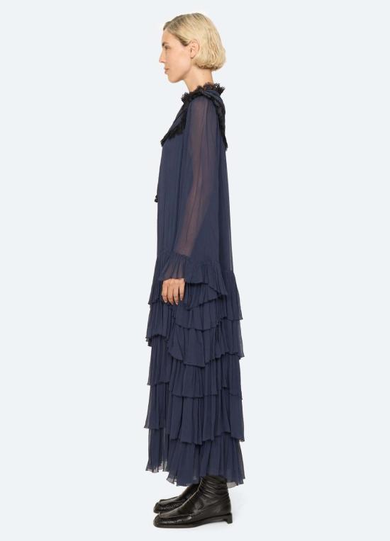  씨뉴욕 롱 원피스 AW26 028 BLUE - SEA NY