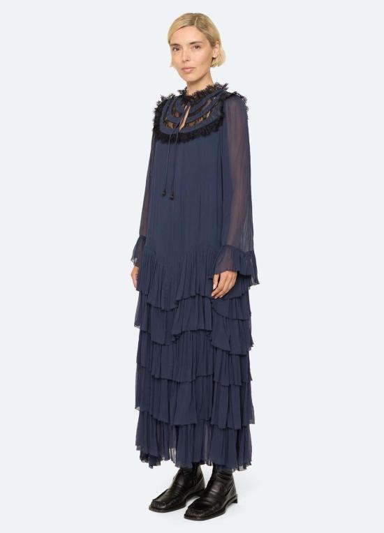  씨뉴욕 롱 원피스 AW26 028 BLUE - SEA NY