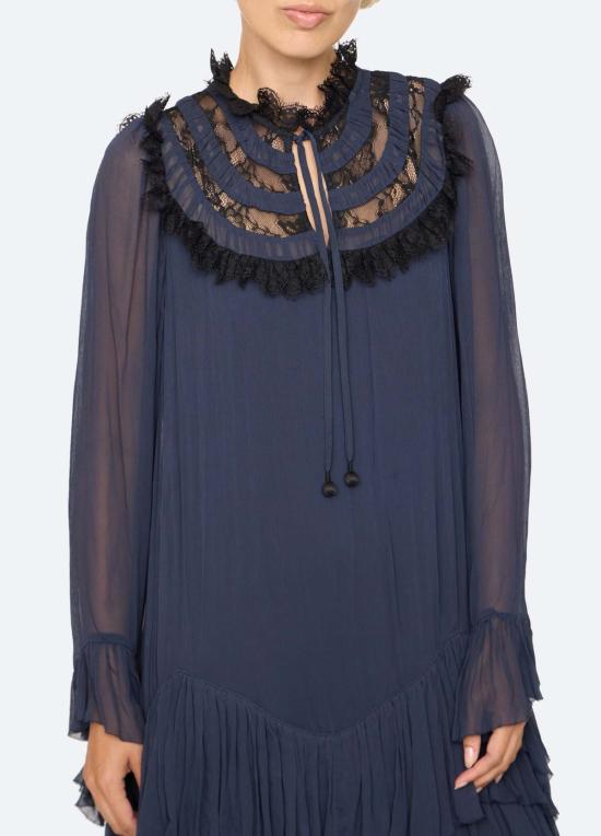  씨뉴욕 롱 원피스 AW26 028 BLUE - SEA NY