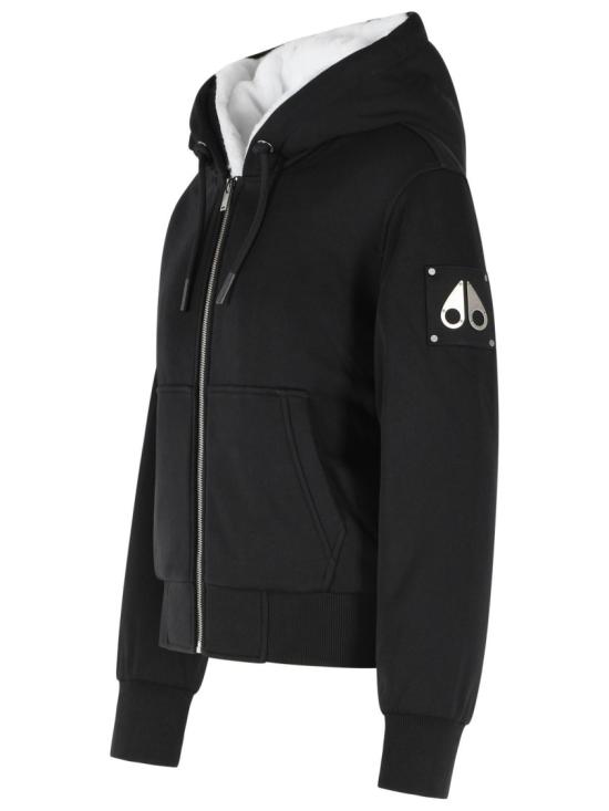  무스너클 후드 티셔츠 M36LS636 1153 Black - MOOSE KNUCKLES