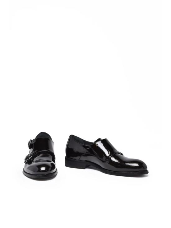 25FW Principe Di Milano 로퍼 블랙 에나멜 가죽 몽크 스트랩 - OTHER BRANDS