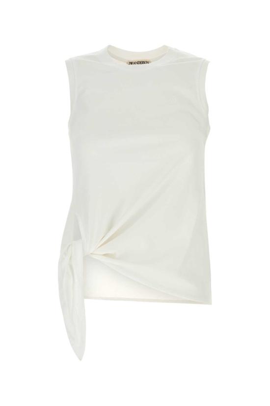 26FW JW앤더슨 민소매 티셔츠 JO0284PG1810 001 WHITE