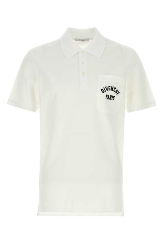 26SS 지방시 폴로 티셔츠 BML00T3YSD 100 WHITE