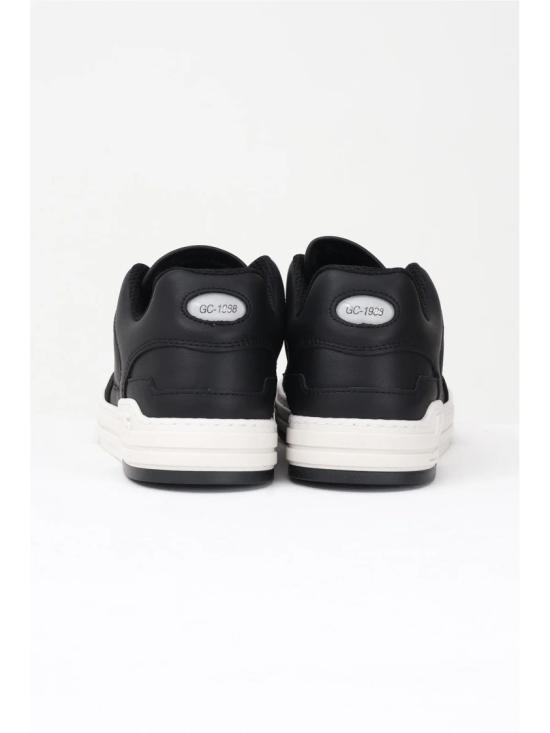 25FW 지씨디에스 스니커즈 검정색 가죽 레이스업 - GCDS