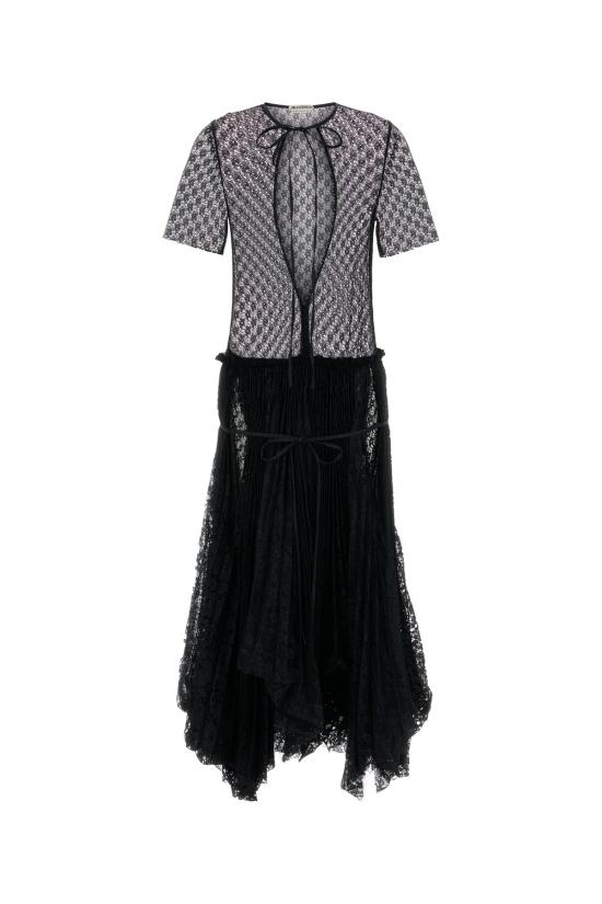 26SS JW앤더슨 롱 원피스 DR0518PG1912 999 BLACK