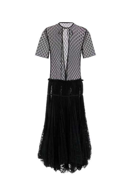 26SS JW앤더슨 롱 원피스 DR0518PG1912 999 BLACK - JW ANDERSON