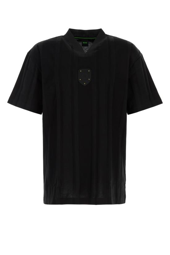 26SS 보스 반팔 티셔츠 50554645 001 BLACK