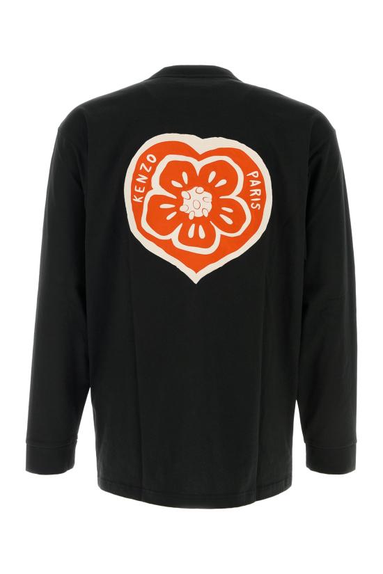 26SS 겐조 Boke Heart 릴렉스 롱슬리브 FG55TL3034SY 99J NOIR - KENZO