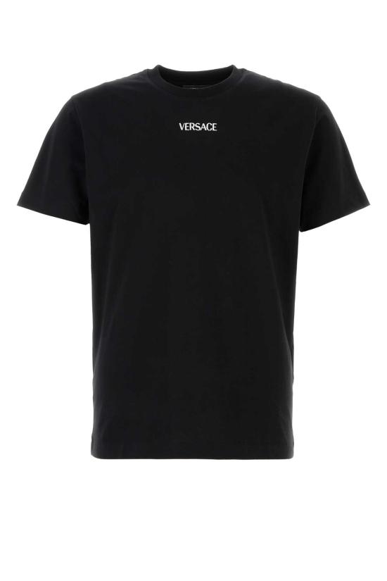 26SS 베르사체 반팔 티셔츠 10139441A16455 1B000 Black