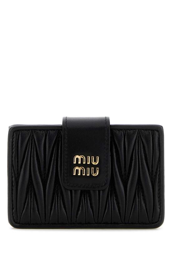 26FW 미우미우 마테라쎄 나파 레더 카드 홀더 5MC280AFPP F0002 NERO
