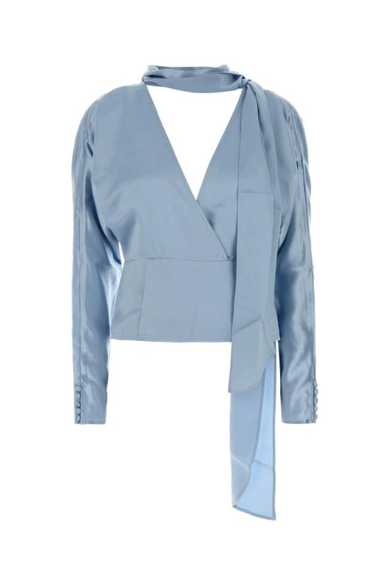 26FW 가니 블라우스 A1040373 326 SOFTCHAMBRAY