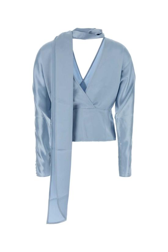 26FW 가니 블라우스 A1040373 326 SOFTCHAMBRAY - GANNI