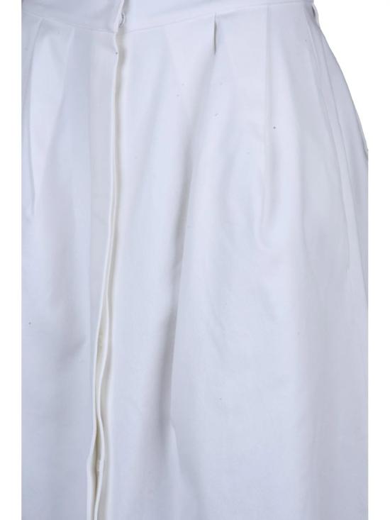 25FW 막스마라 롱 스커트 알케이드 하이웨이스트 플리츠 디테일 롱 코튼 - MAX MARA