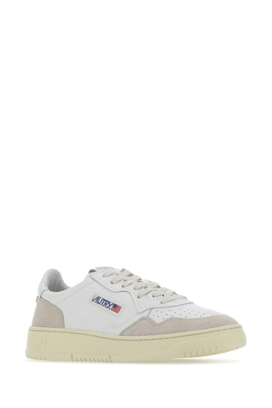 26FW 오트리 메달리스트 로우 스니커즈 AULM LS33 LEATSUEDEWHITE - AUTRY