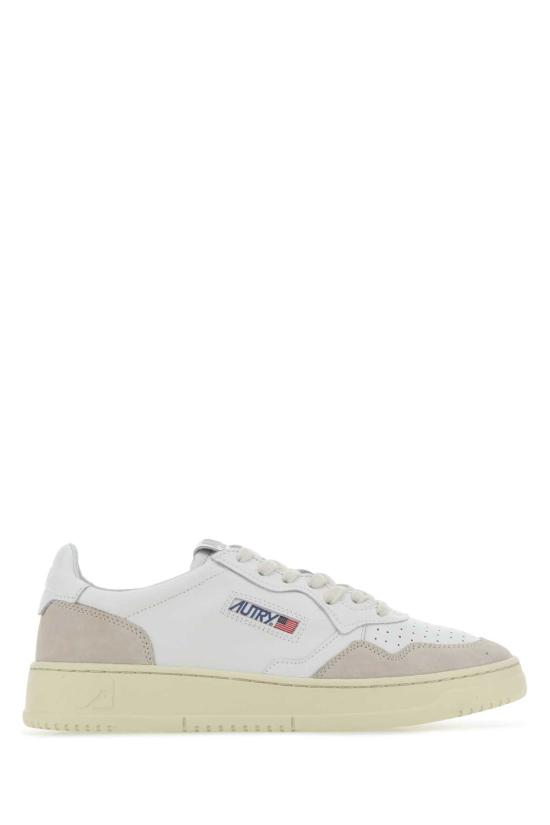 26FW 오트리 메달리스트 로우 스니커즈 AULM LS33 LEATSUEDEWHITE