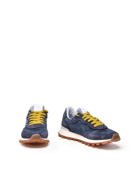 25FW No Map Society 스니커즈 블루 가죽 혼방 스웨이드 - OTHER BRANDS