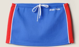26SS 미우미우 스커트 MMG584148O F0Q0U BLUETTEROSSO