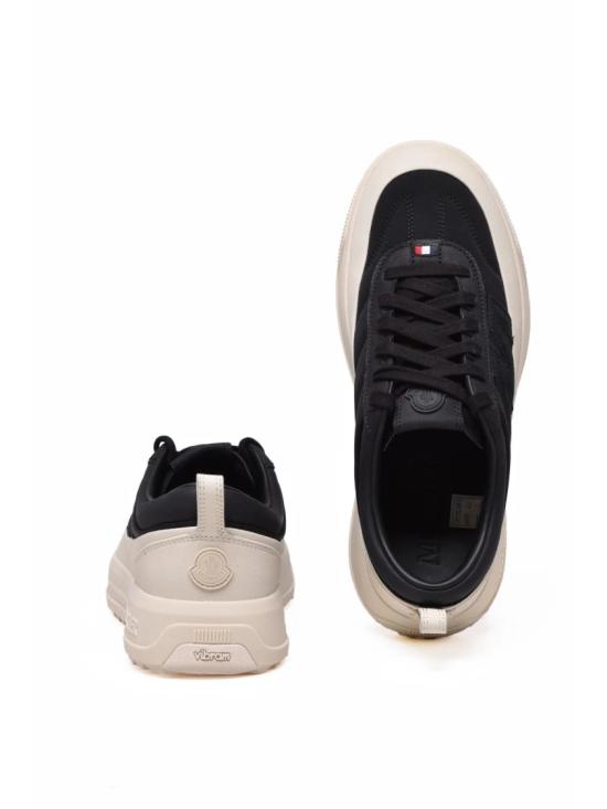 25FW 몽클레어 스니커즈 블랙 가죽 혼방 비브람 - MONCLER