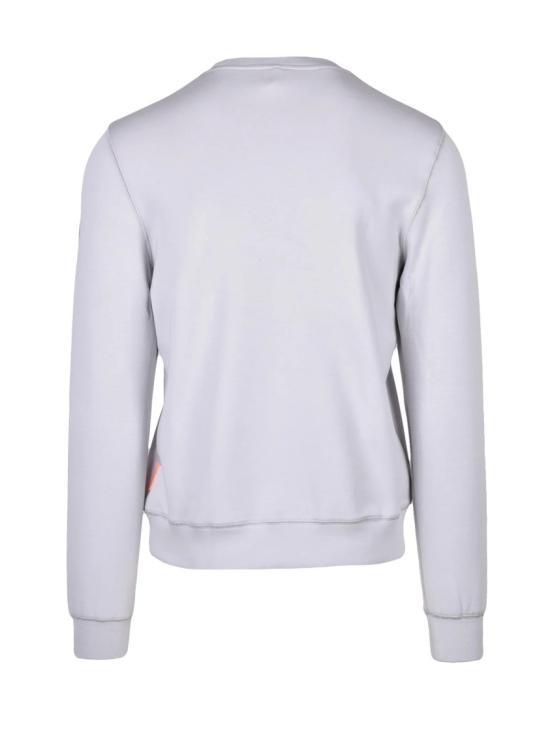 25SS 선스트라이프 탑 회색 면 혼방 골지 스웨트셔츠 - SUNSTRIPES