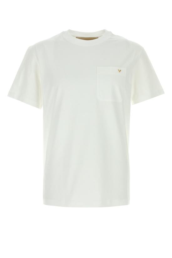 26FW 발렌티노 가라바니 반팔 티셔츠 9V3MG10VBGR 0BO BIANCO
