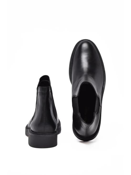 25FW Gianluca Giordano 부츠 블랙 가죽 고무 앵클 - OTHER BRANDS