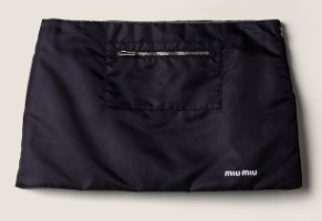 26SS 미우미우 숏 스커트 MG2583181A F0008 BLEU