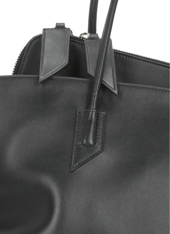 26FW 디 아티코 라 파세지아타 미디엄 탑 핸들 백 250WAH00054LBT019AA100 Black - THE ATTICO