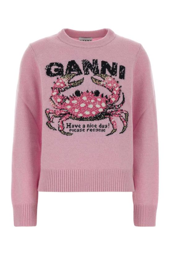 26FW 가니 스웨터 A1150008 868 CHALKPINK