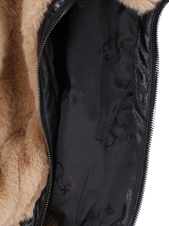 26FW 핑코 무스탕 107040 A3E7 C73 Brown - PINKO