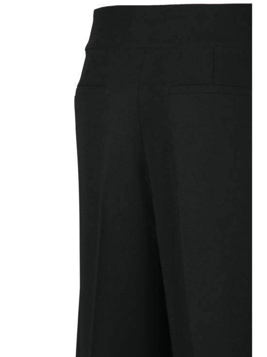 25FW 페니 블랙 수트 팬츠 기능성 원단으로 제작된 와이드 레그 하이웨이스트 - PENNYBLACK