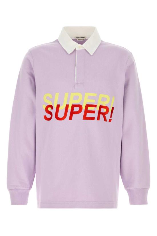 26SS JW앤더슨 폴로 티셔츠 JO0288PG1938 700 PURPLE