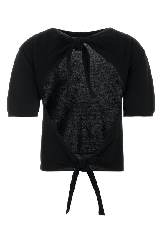 26SS 가니 반팔 티셔츠 A1070257 099 Black - GANNI