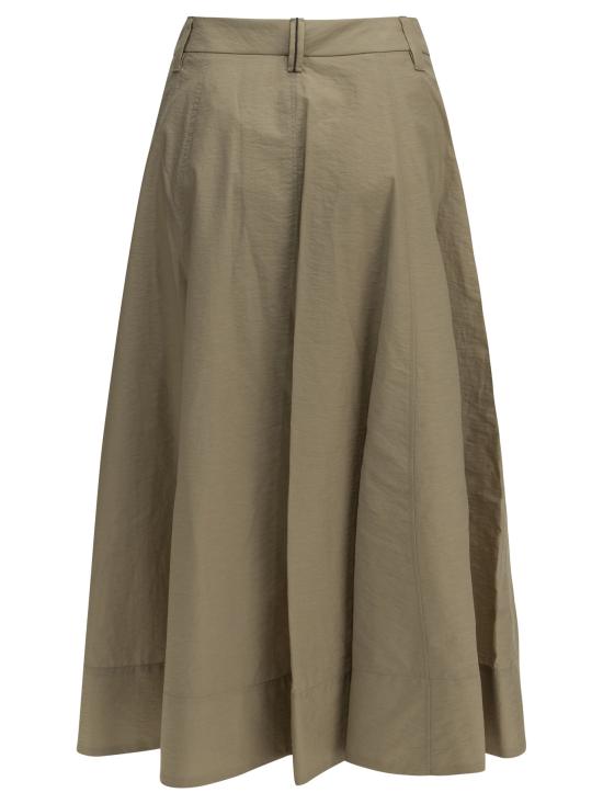 26SS 브루넬로 쿠치넬리 롱 스커트 M0F79G3951C9195 X Beige - BRUNELLO CUCINELLI