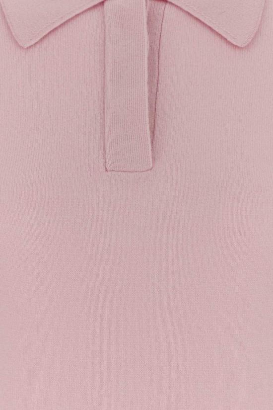  질샌더 스웨터 질 샌더 버진 울 폴로 캔디핑크 - JIL SANDER