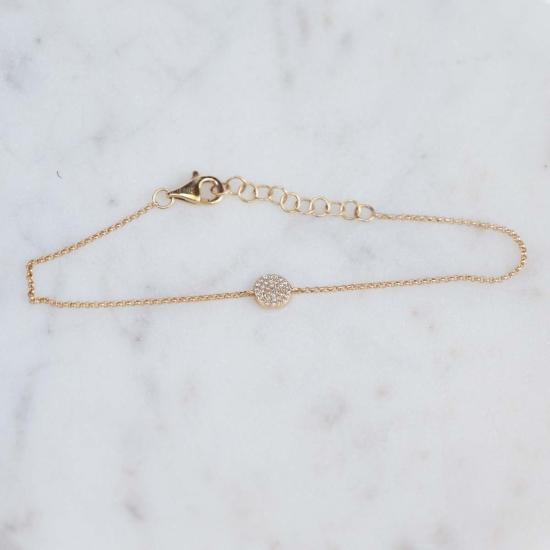  Vintage La Rose 바디 주얼리 빈티지 라로즈 서클 체인 팔찌 14k 골드