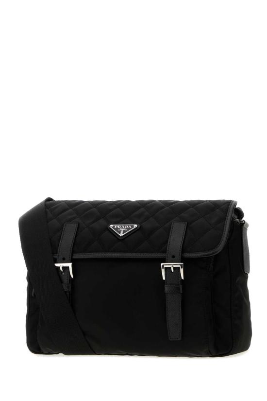 26FW 프라다 삼각로고 리나일론 메신저백 1BD953VD1N2ZSI F0002 Black - PRADA