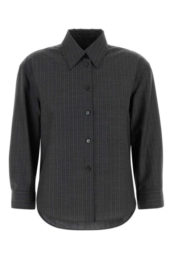 26FW 질샌더 셔츠 J02DL0309J40336 037 Stripped