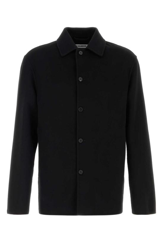 26FW 질샌더 긴팔 셔츠 J22SW0139J40342 001 Black