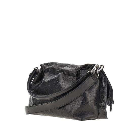 26FW 펜디 바게트 소프트 대형 가죽 숄더백 8BR857B14M Black - FENDI