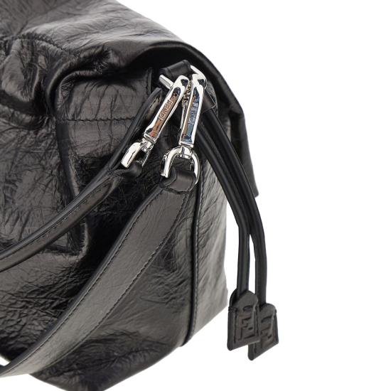26FW 펜디 바게트 소프트 대형 가죽 숄더백 8BR857B14M Black - FENDI