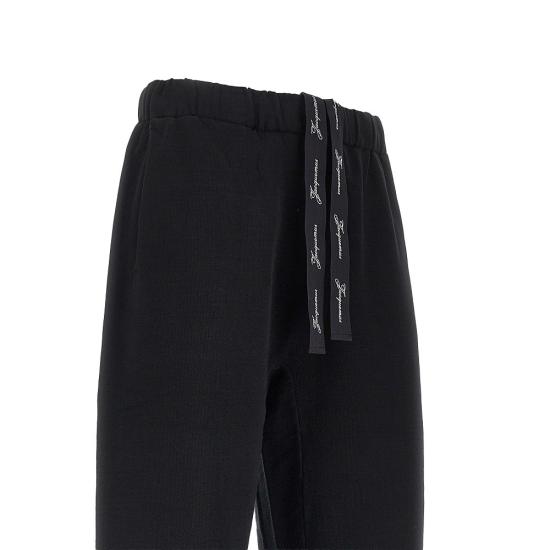 26FW 자크뮈스 Rond Carré 스웨트팬츠 PAM00555AJ00255 Black - JACQUEMUS