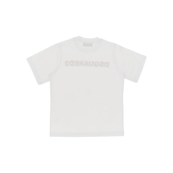 26FW [키즈] 디스퀘어드2 티셔츠 DQ3560D0AJ1 White - DSQUARED2