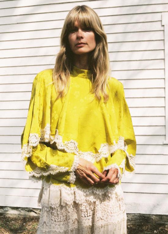  씨뉴욕 블라우스 AW26 136WEB YELLOW
