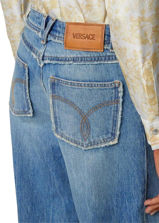 26SS 베르사체 데님 팬츠 10230641A170461D800 BLUE - VERSACE