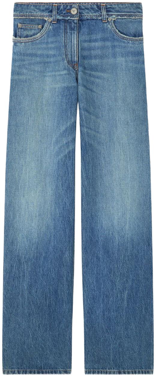 26SS 베르사체 데님 팬츠 10230641A170461D800 BLUE